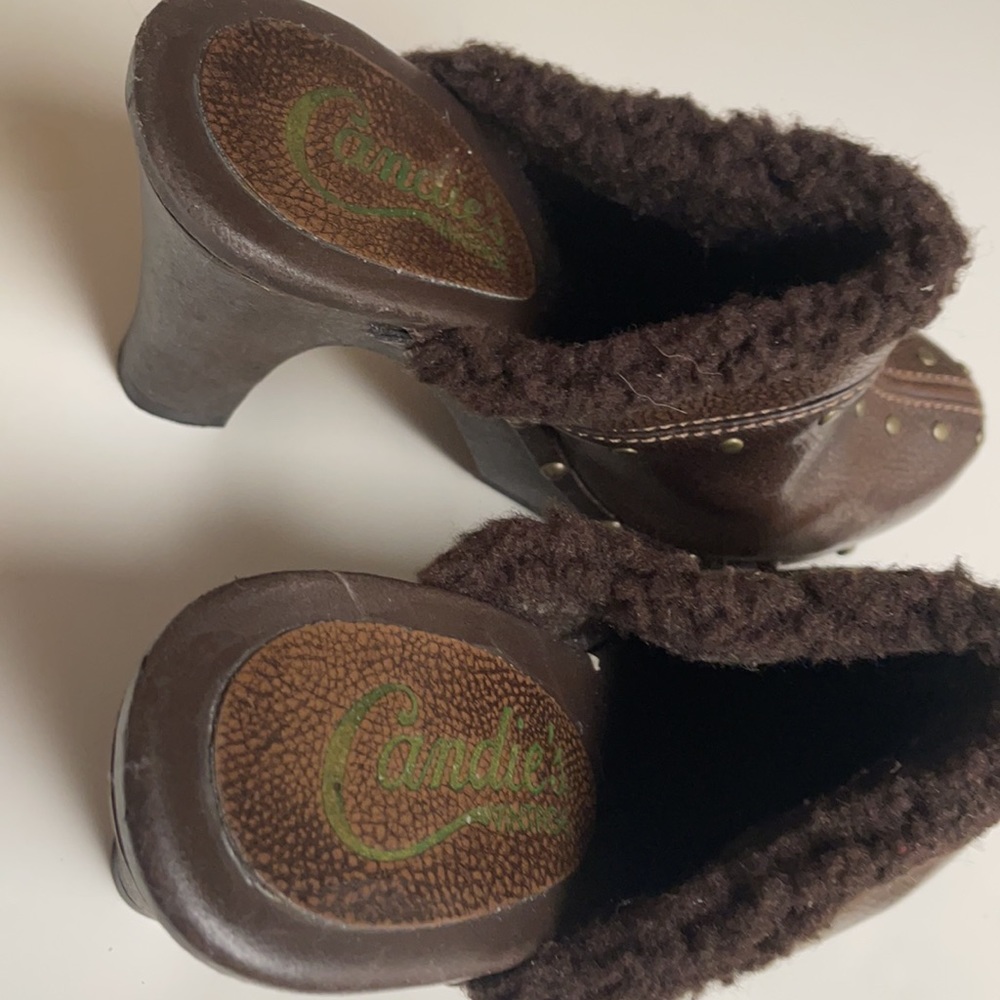 Candies Brown Clogs Size 6 - Picture 3 of 6
